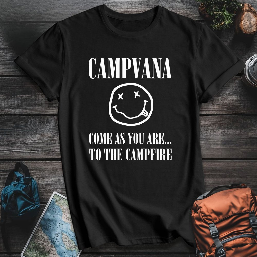 Printify T-Shirt Black / S Campvana T-Shirt