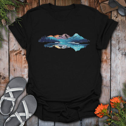 Colored Mountainscape T-Shirt