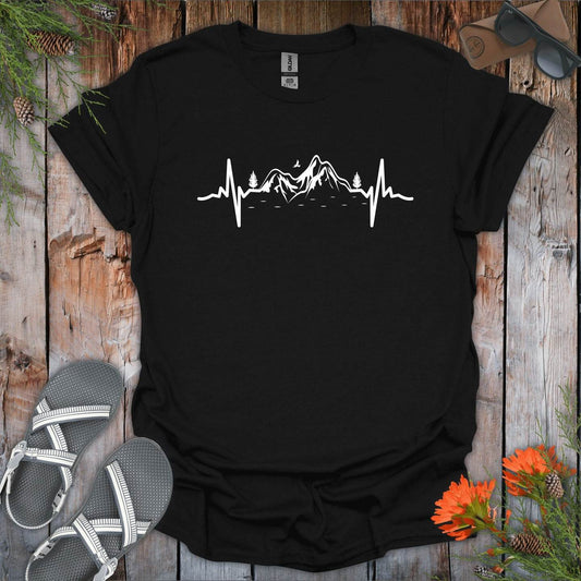 EKG Love Mountains T-Shirt