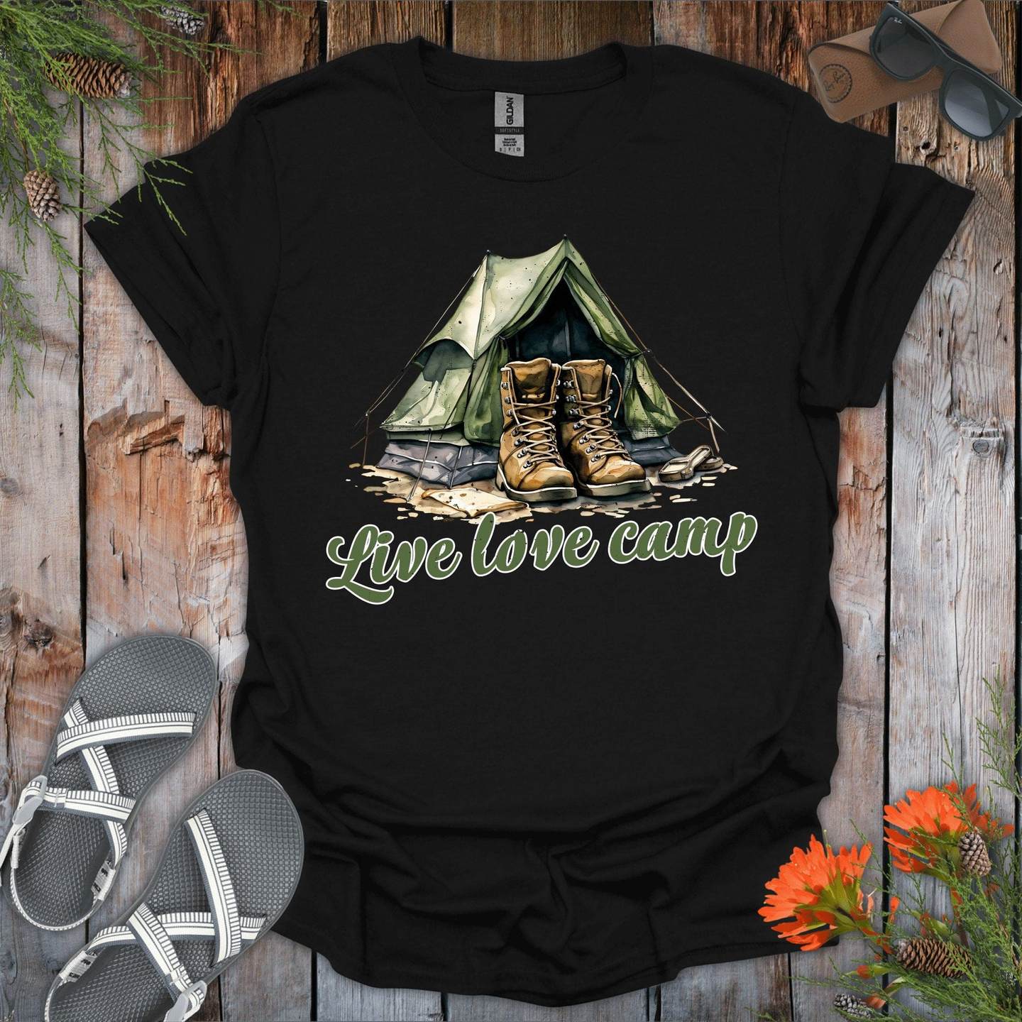 Live, Love, Camp T-Shirt