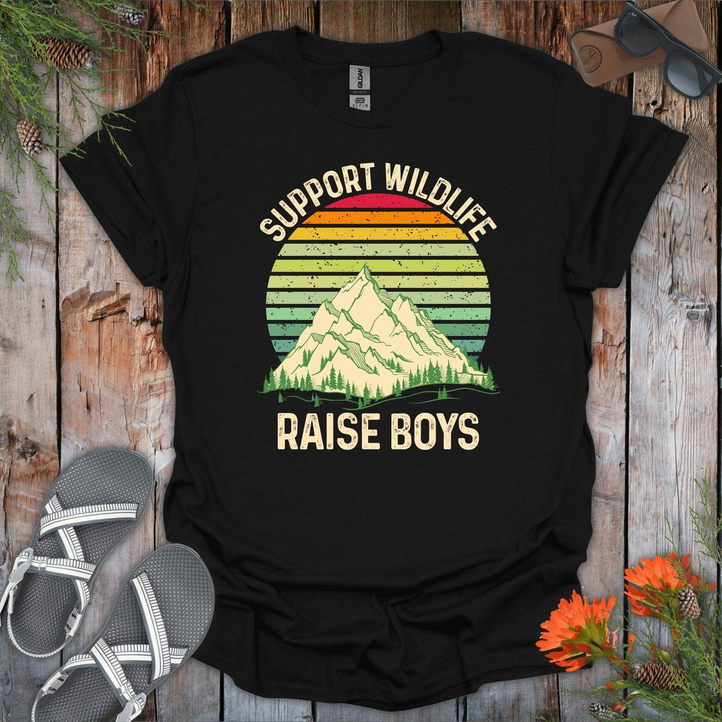 Support Wildlife Raise Boys T-Shirt