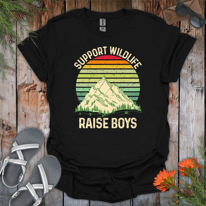 Support Wildlife Raise Boys T-Shirt