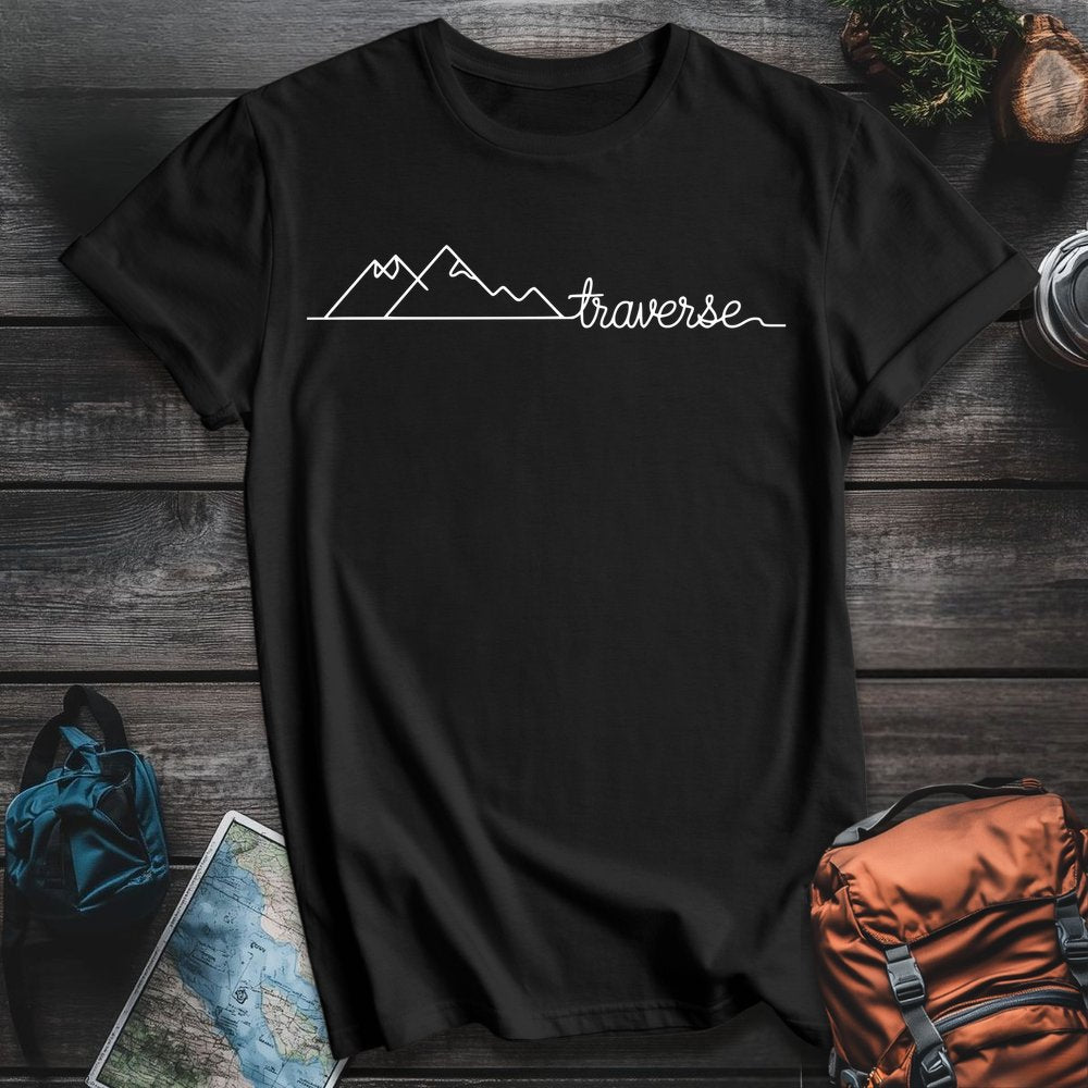 Printify T-Shirt Black / S Traverse T-Shirt