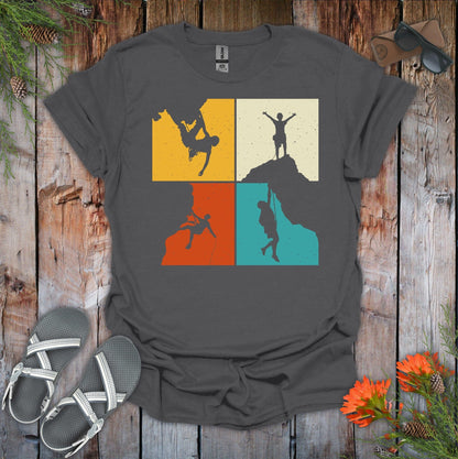 4 Climbers Colorful T-shirt