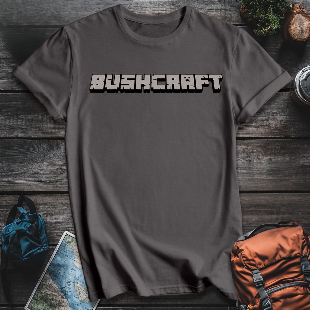 Printify T-Shirt Charcoal / S Bushcraft T-Shirt