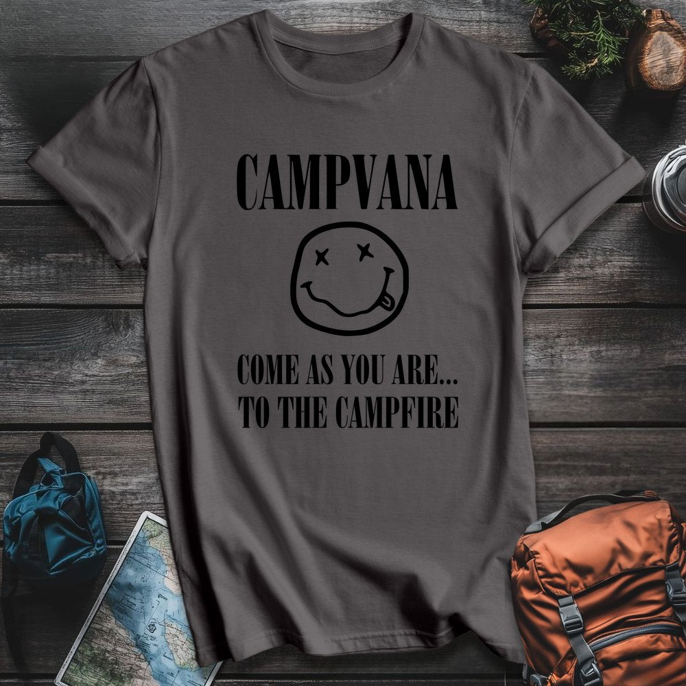 Printify T-Shirt Charcoal / S Campvana T-Shirt