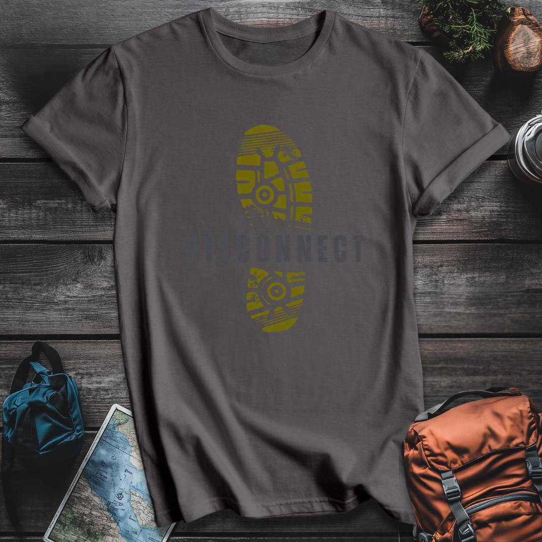 Printify T-Shirt Charcoal / S Disconnect T-Shirt