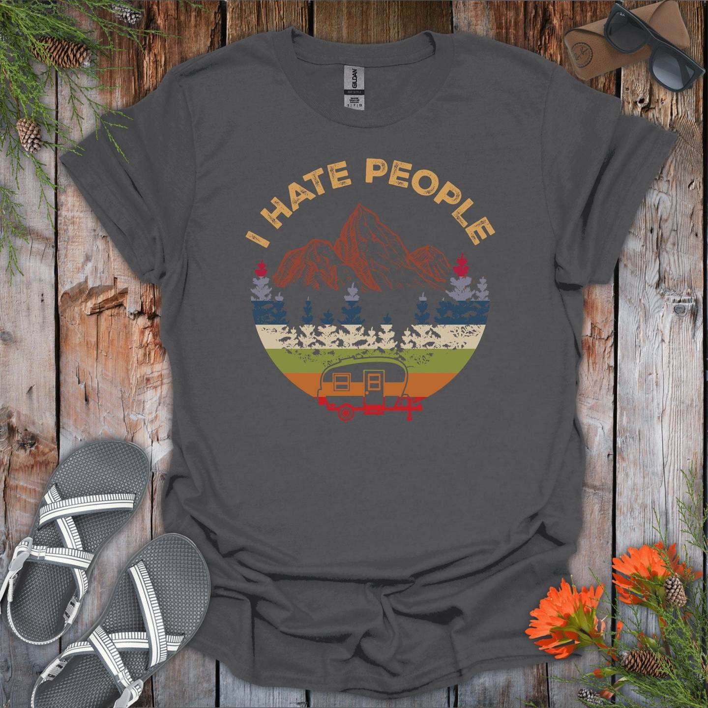 I Hate People Camping T-Shirt