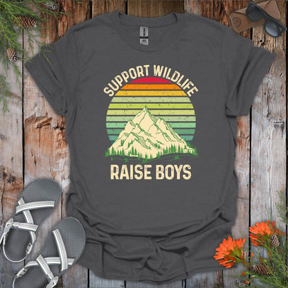 Support Wildlife Raise Boys T-Shirt