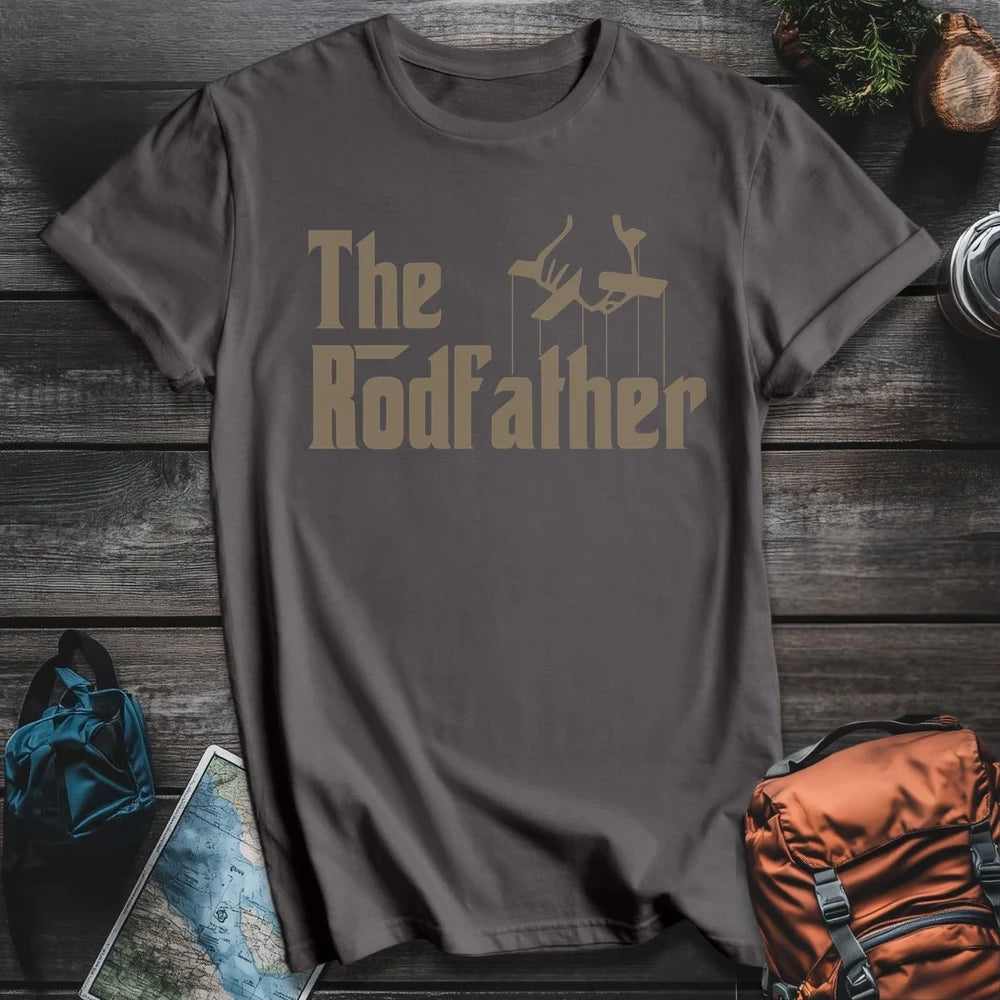 Printify T-Shirt Charcoal / S The Rodfather Alternate T-Shirt