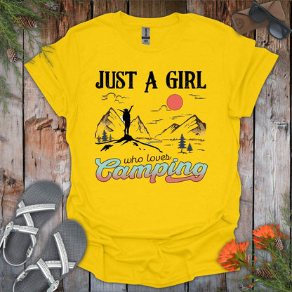 Just A Girl Who Loves Camping T-Shirt