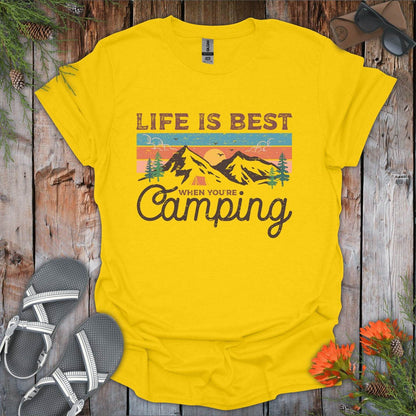 Life Is Best Camping T-Shirt