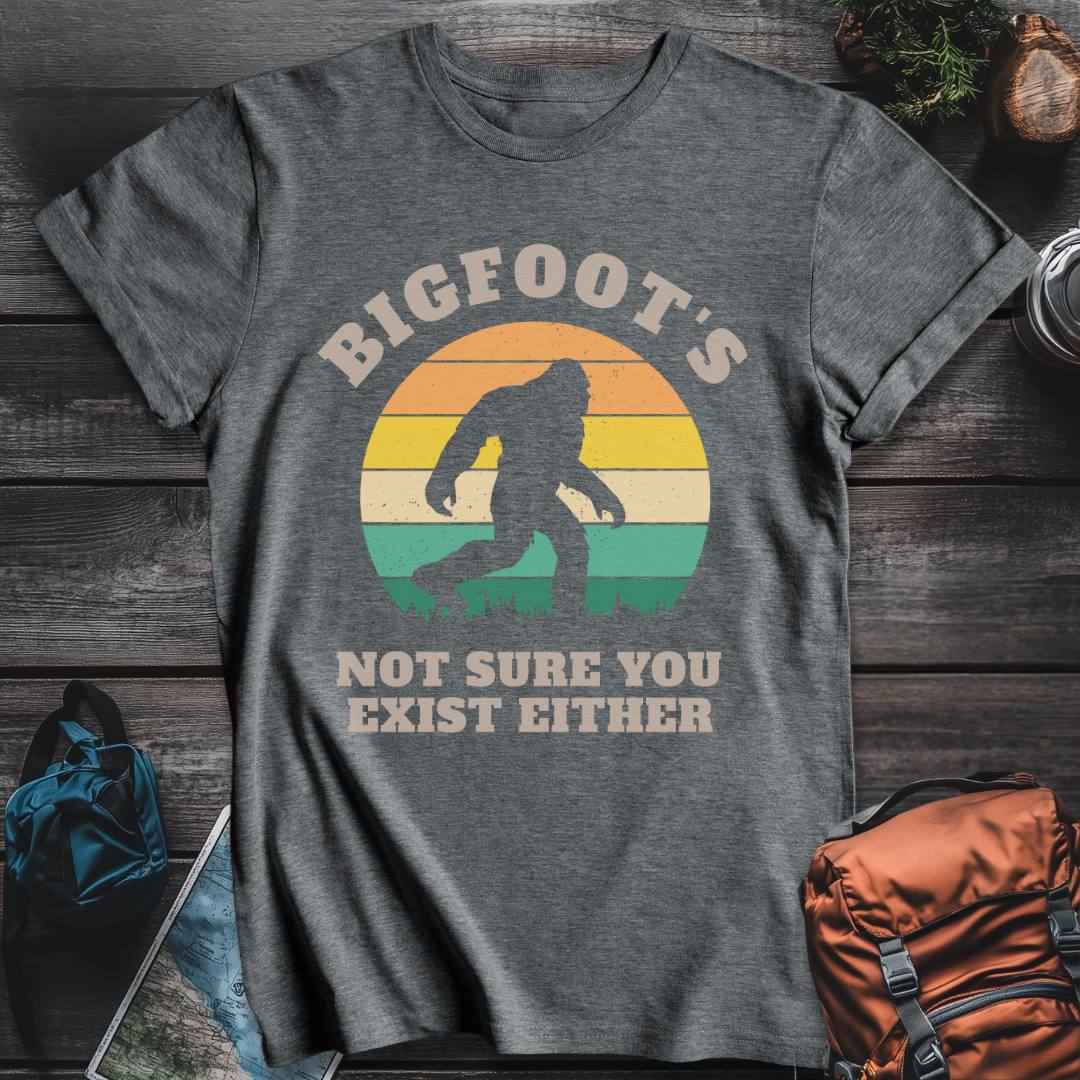 Printify T-Shirt Dark Heather / S Bigfoot Do You Exist T-Shirt