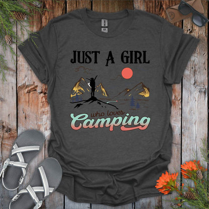 Just A Girl Who Loves Camping T-Shirt