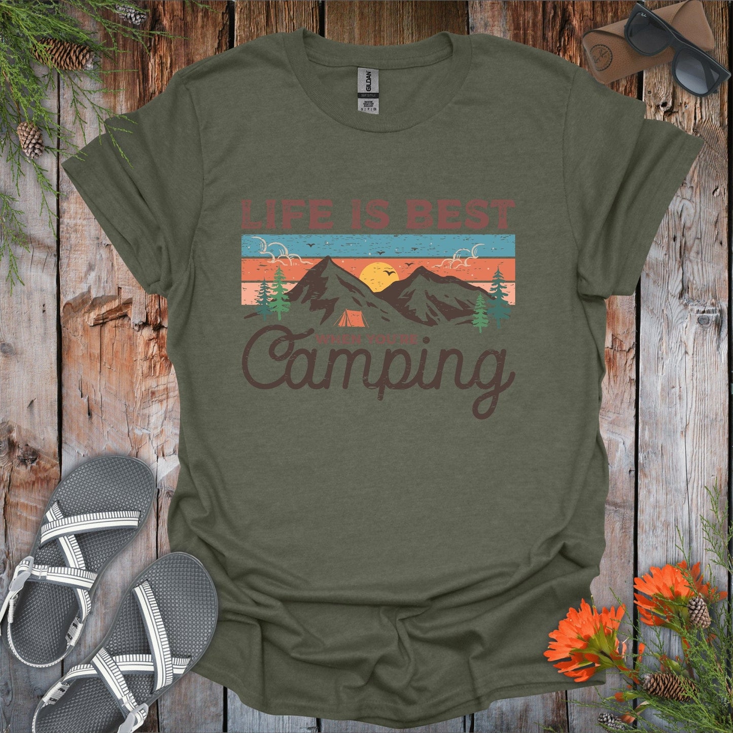 Life Is Best Camping T-Shirt