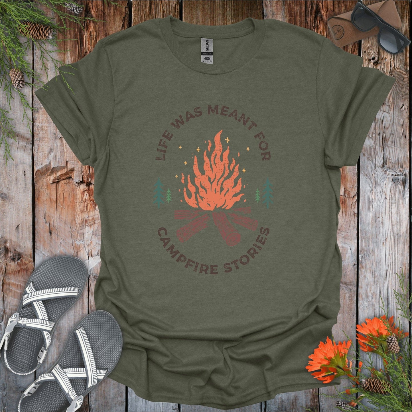 Life Was Meant For Camp Stories T-Shirt