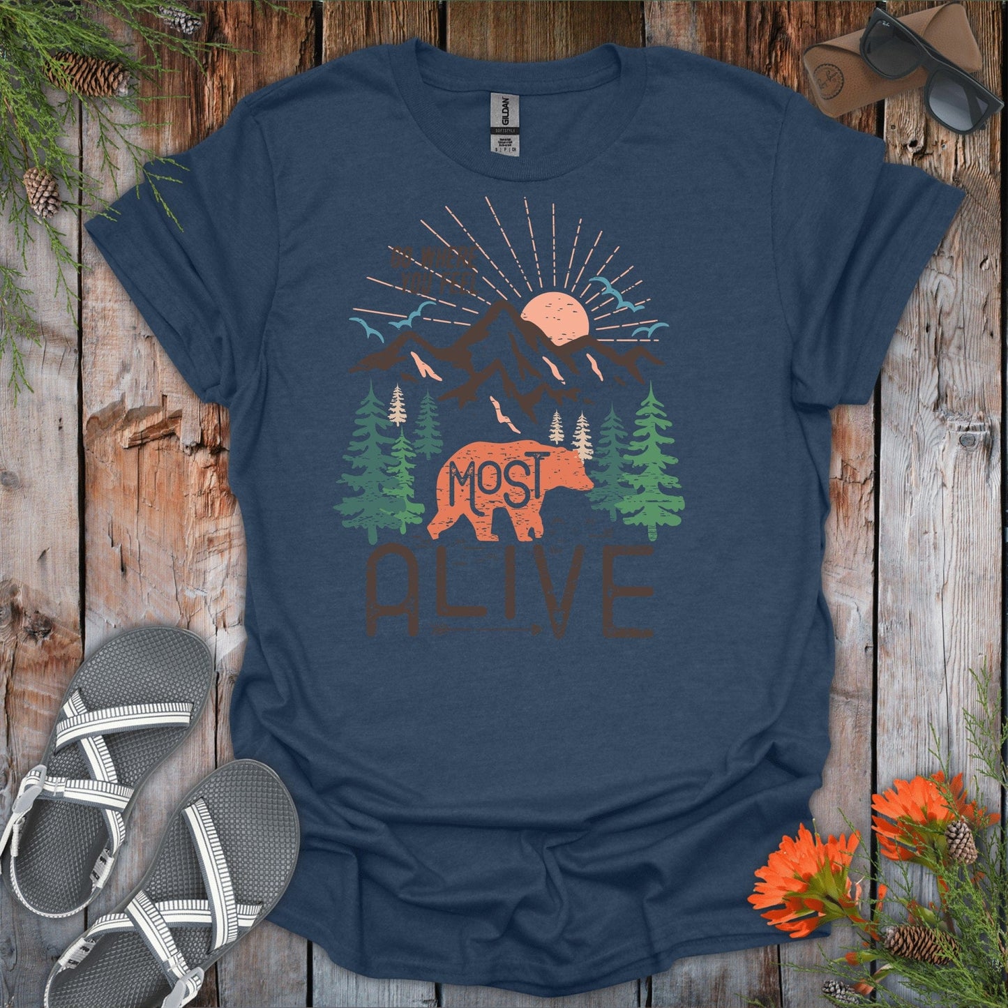 Go Where You Feel Alive T-Shirt