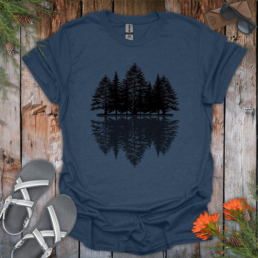 Pine Trees Reflection T-Shirt