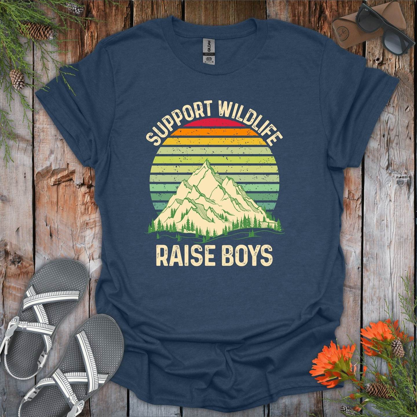 Support Wildlife Raise Boys T-Shirt