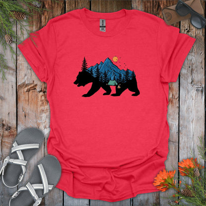 Bear Camp Scene T-Shirt