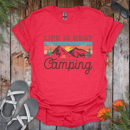 Life Is Best Camping T-Shirt