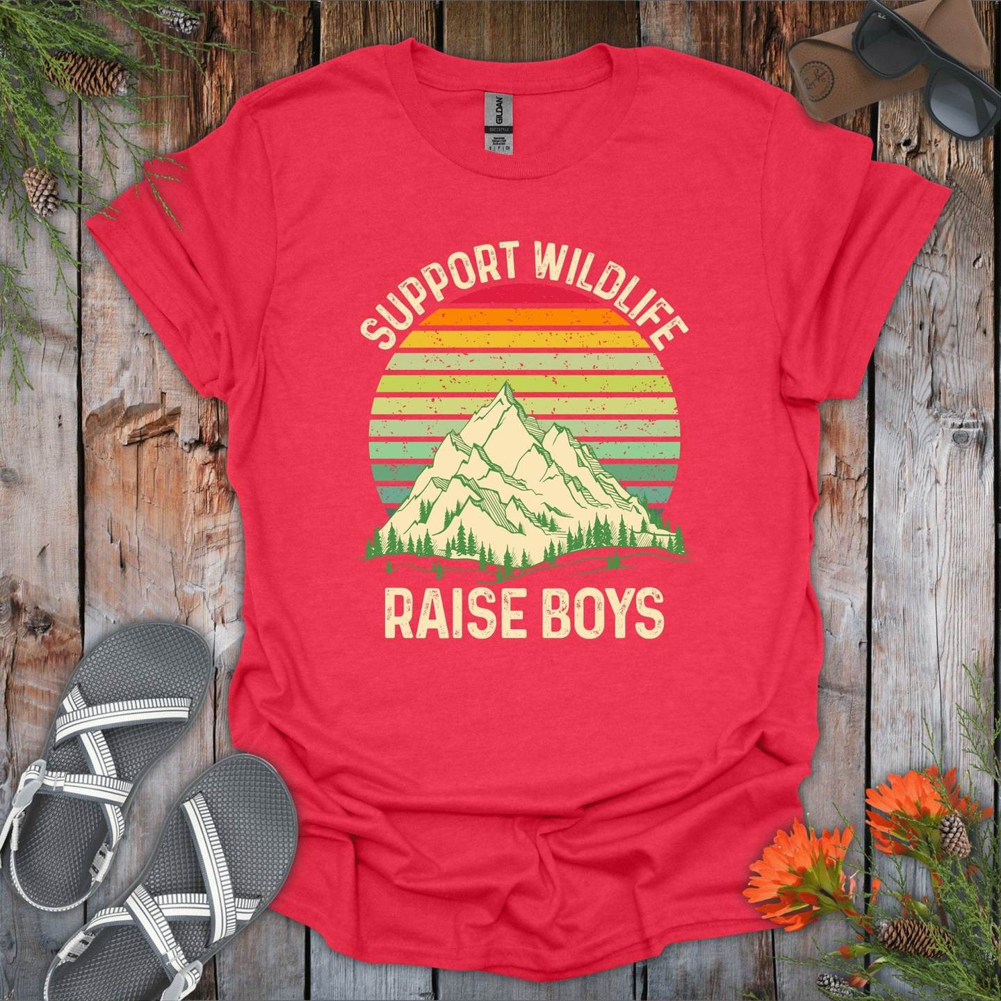 Support Wildlife Raise Boys T-Shirt