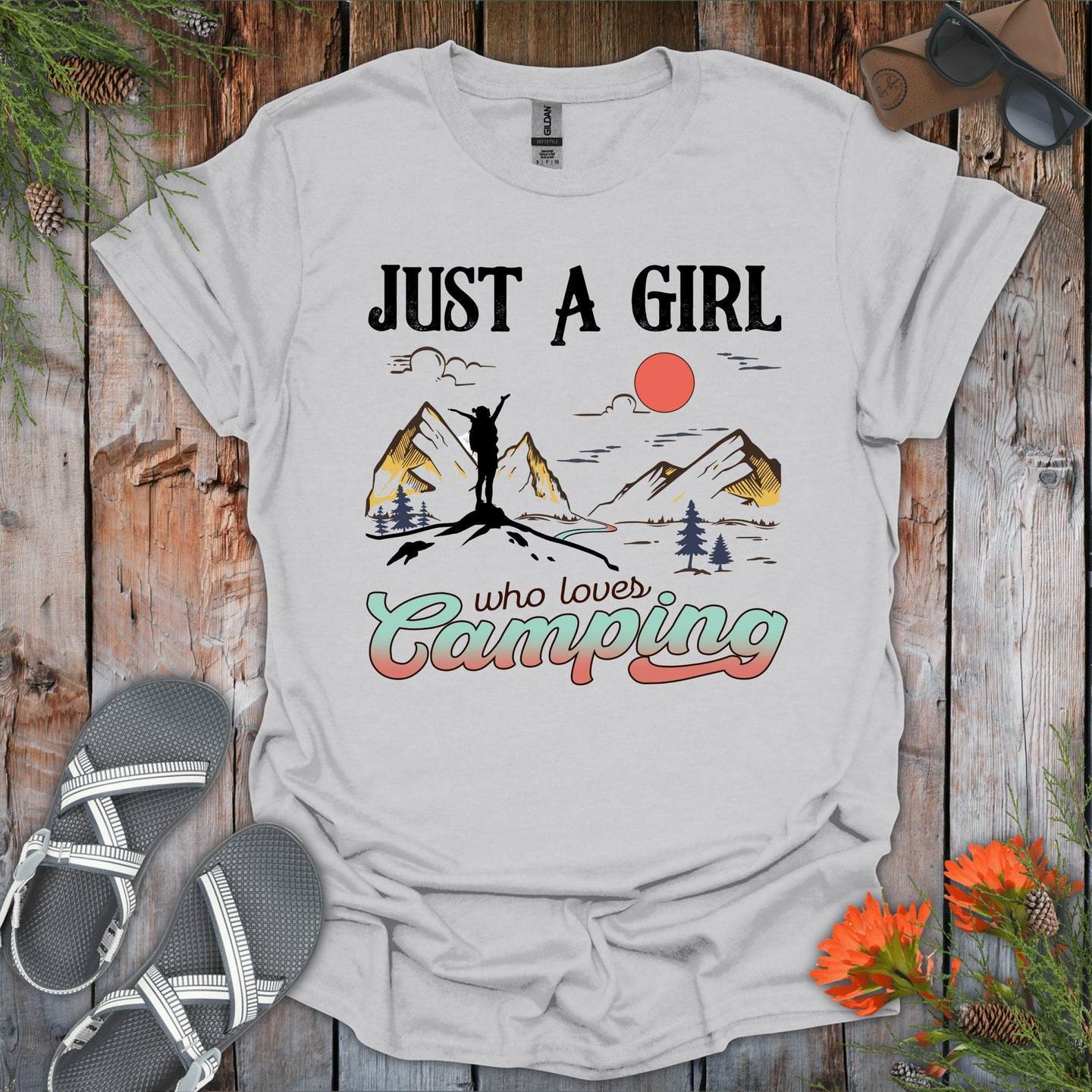 Just A Girl Who Loves Camping T-Shirt