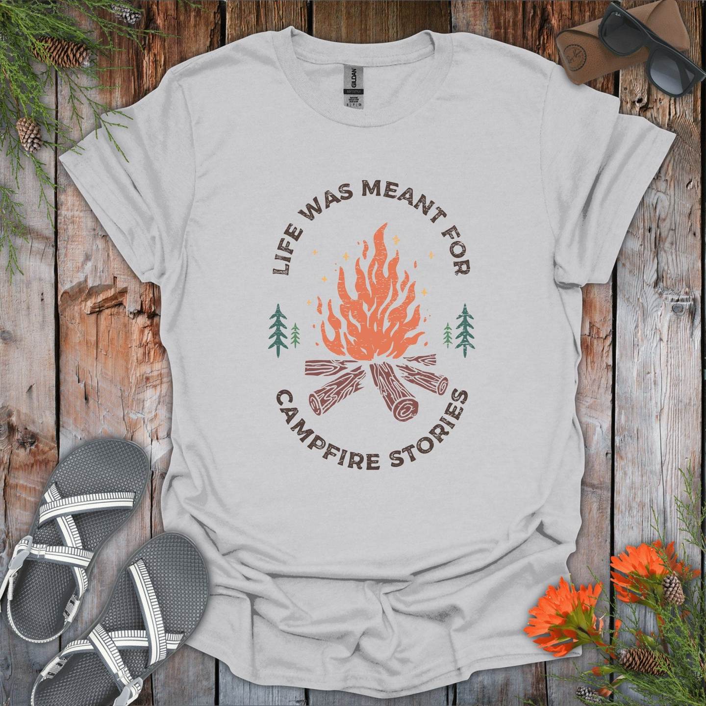 Life Was Meant For Camp Stories T-Shirt