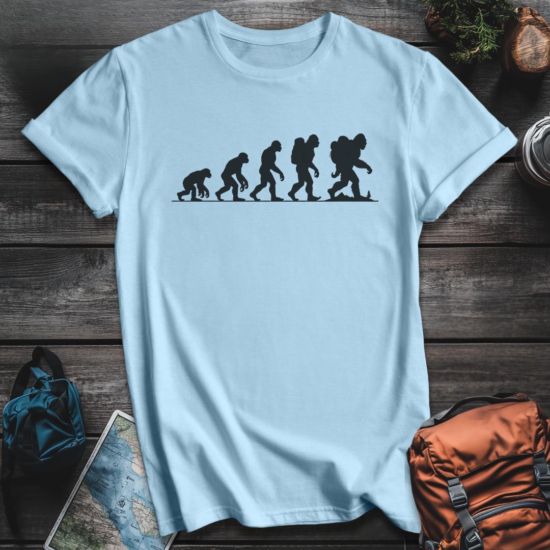 Printify T-Shirt Light Blue / S Evo Hiker T-Shirt
