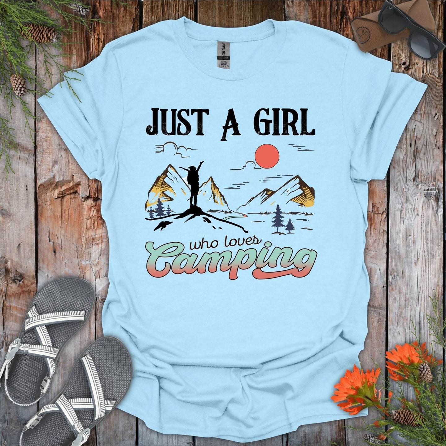 Just A Girl Who Loves Camping T-Shirt