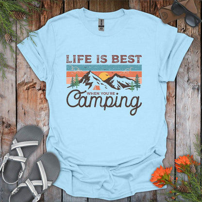 Life Is Best Camping T-Shirt