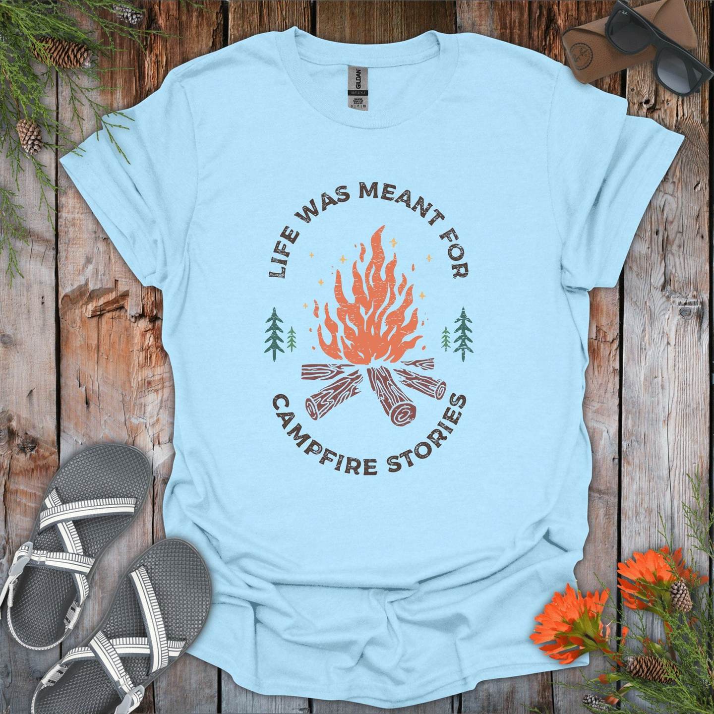 Life Was Meant For Camp Stories T-Shirt