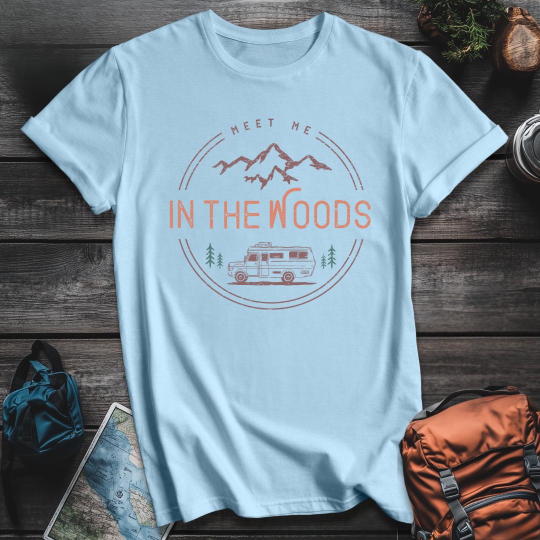 Printify T-Shirt Light Blue / S Meet Me In The Woods T-Shirt