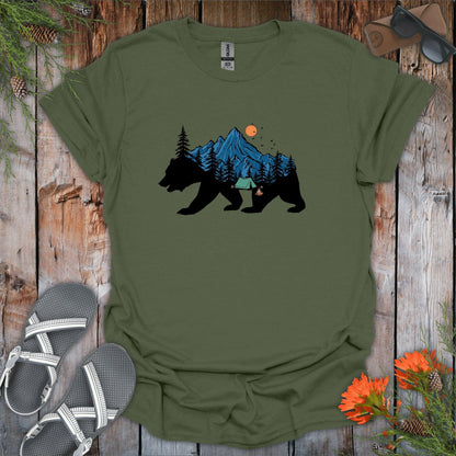 Bear Camp Scene T-Shirt