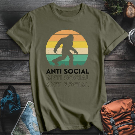 Bigfoot Anti Social T-Shirt