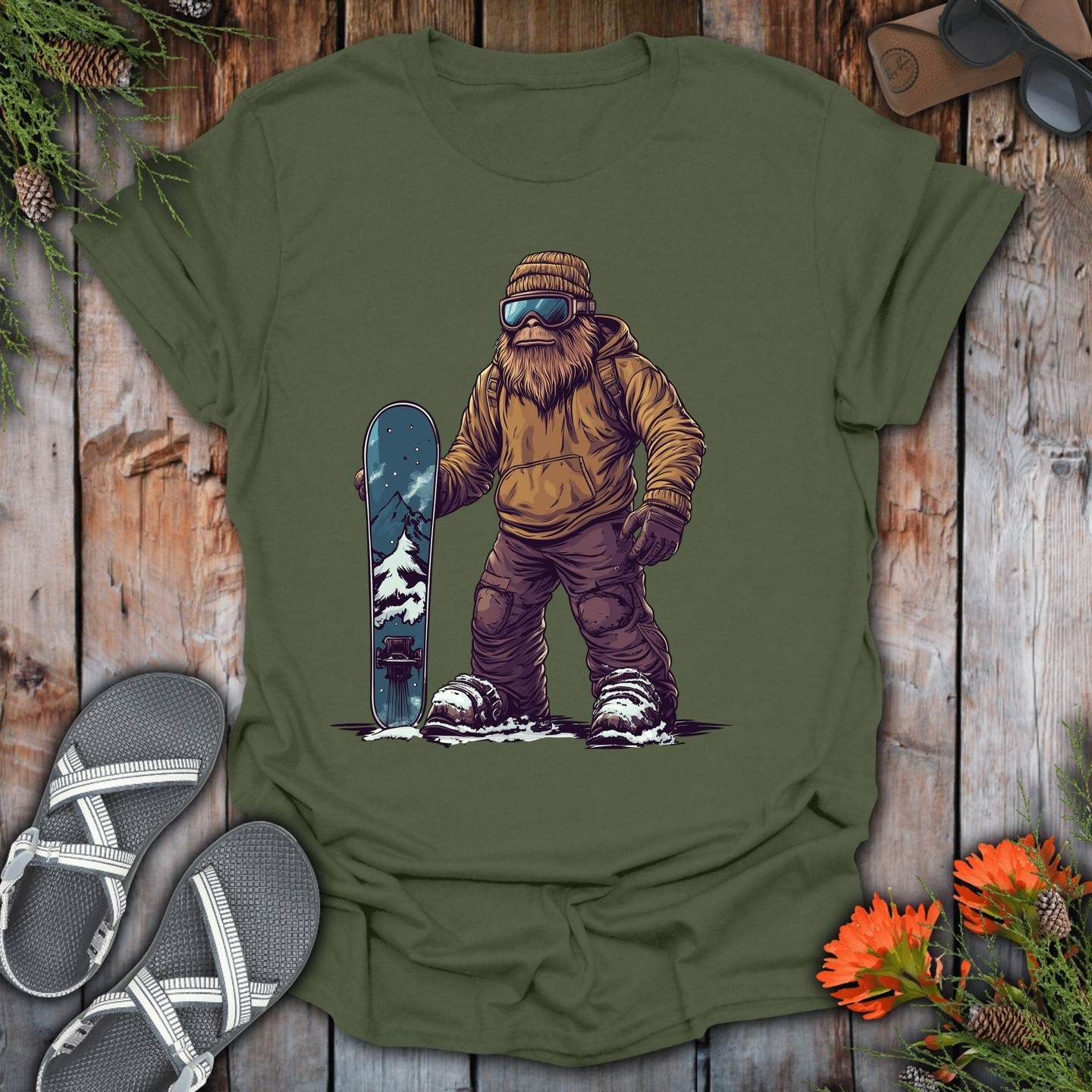 Bigfoot Boarder T-Shirt