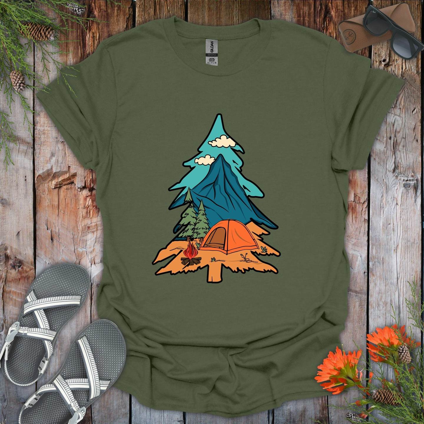 Camping Pine T-Shirt