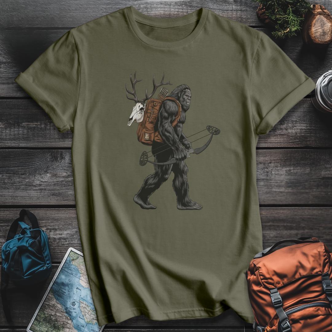 Printify T-Shirt Military Green / S Elk Archer T-Shirt
