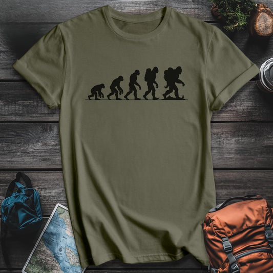 Printify T-Shirt Military Green / S Evo Hiker T-Shirt
