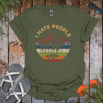 I Hate People Camping T-Shirt