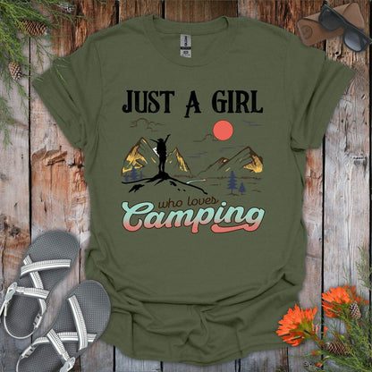 Just A Girl Who Loves Camping T-Shirt