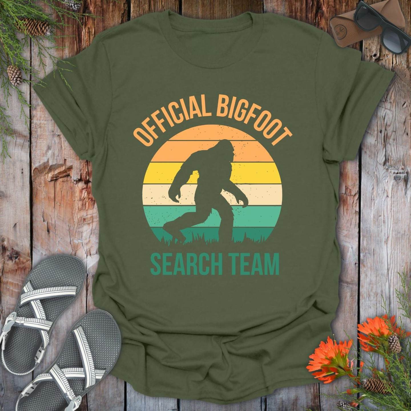 Official Bigfoot Search Team T-Shirt