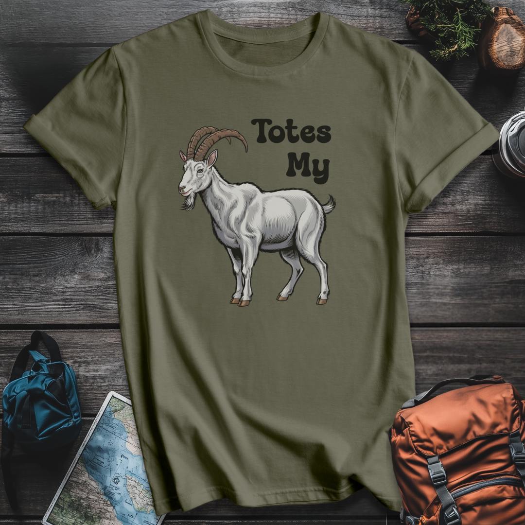 Printify T-Shirt Military Green / S Totes My Goat T-Shirt