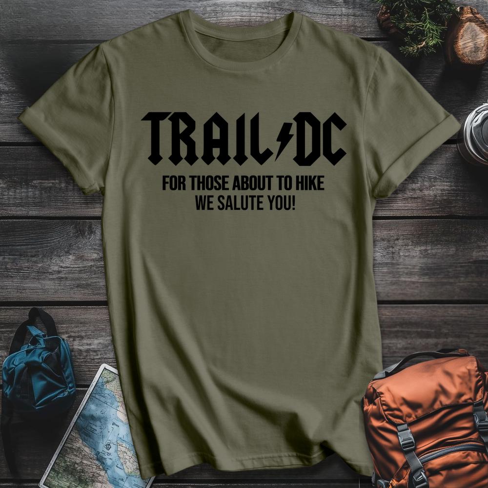 Printify T-Shirt Military Green / S Trail DC T-Shirt