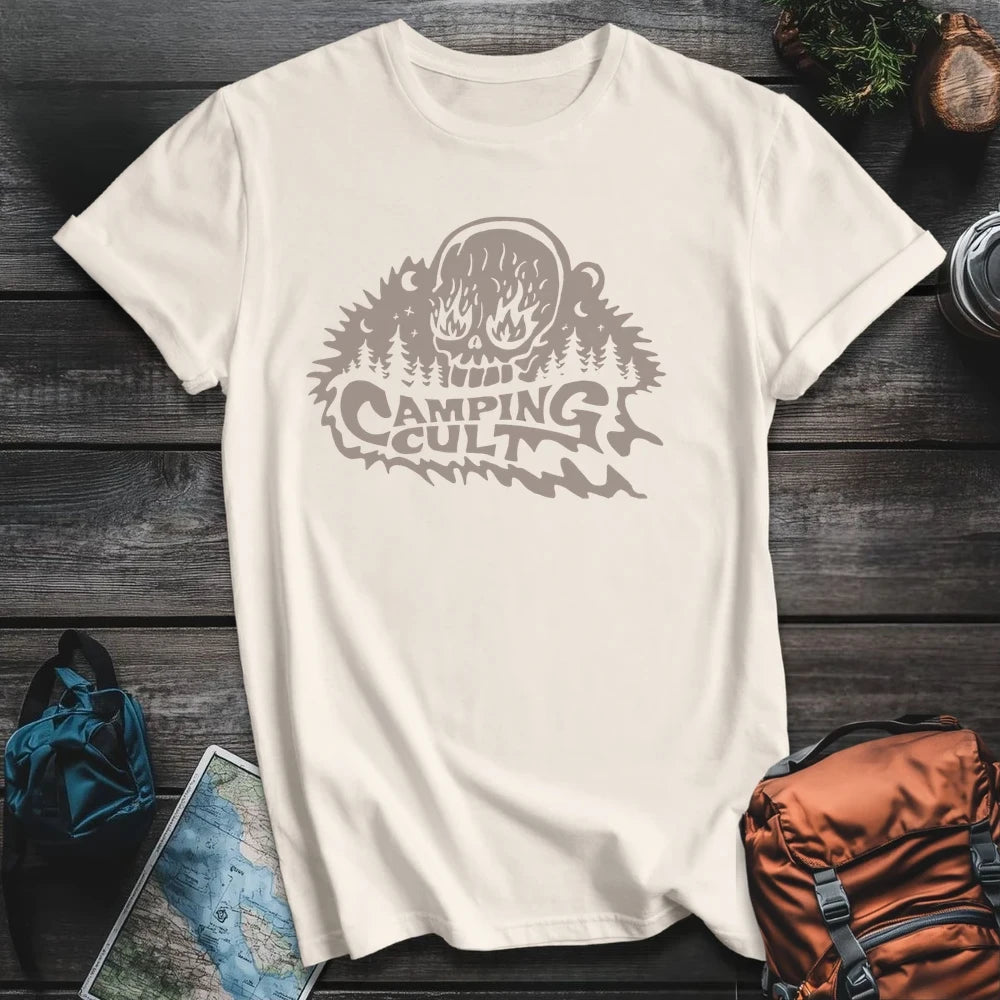 Printify T-Shirt Natural / S Camping Cult T-Shirt