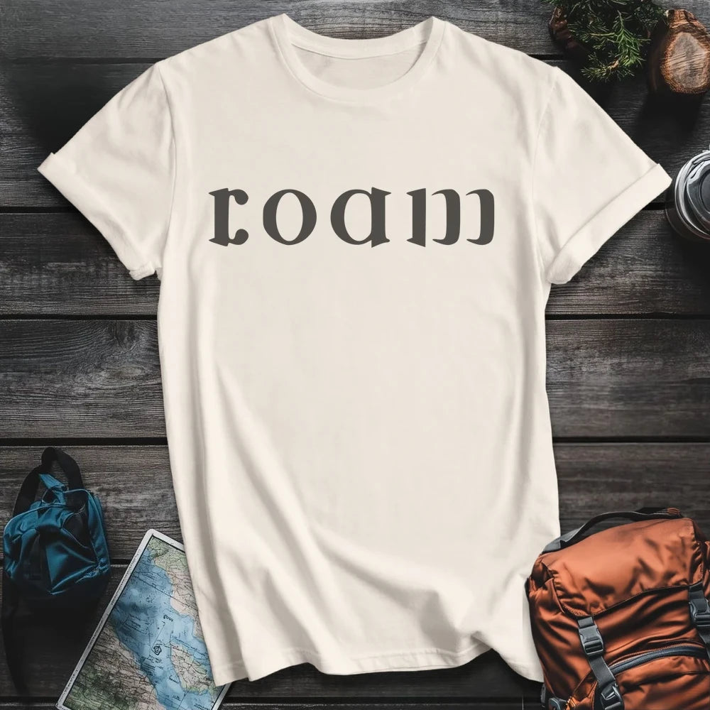Printify T-Shirt Natural / S Roam Ambigram T-Shirt