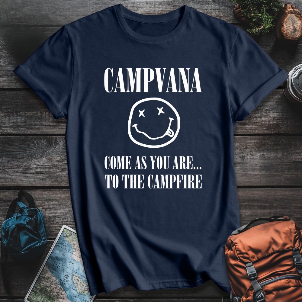 Printify T-Shirt Navy / S Campvana T-Shirt