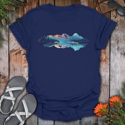 Colored Mountainscape T-Shirt