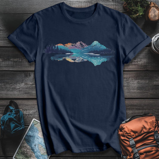 Colored Mountainscape T-Shirt