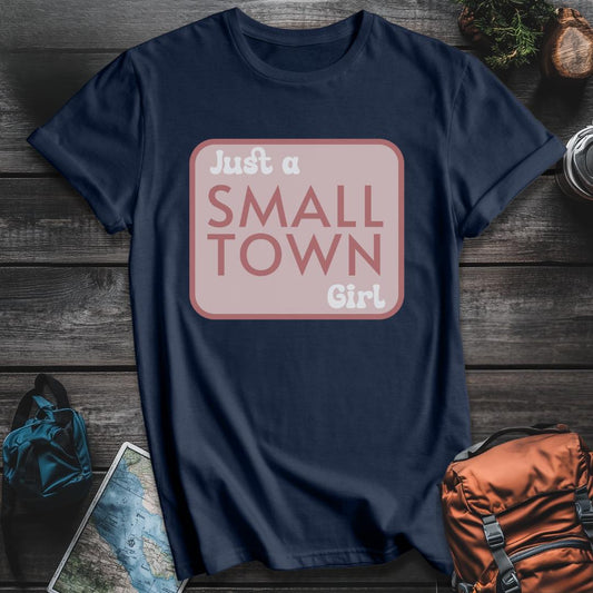 Printify T-Shirt Navy / S Small Town Girl T-Shirt